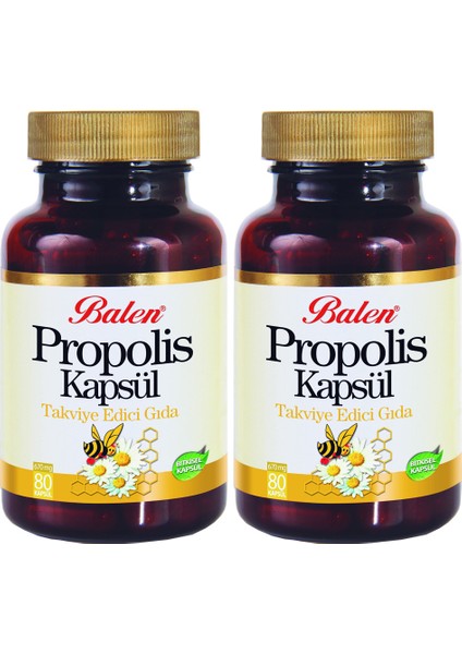 Propolis 80 Kapsül x 2 Adet