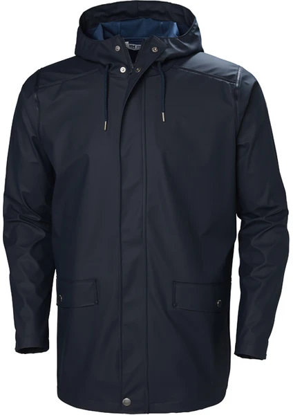 Helly Hansen HHA.53265 Hh Moss Raın Coat HHA.597 Lacivert  Yağmurluk Erkek