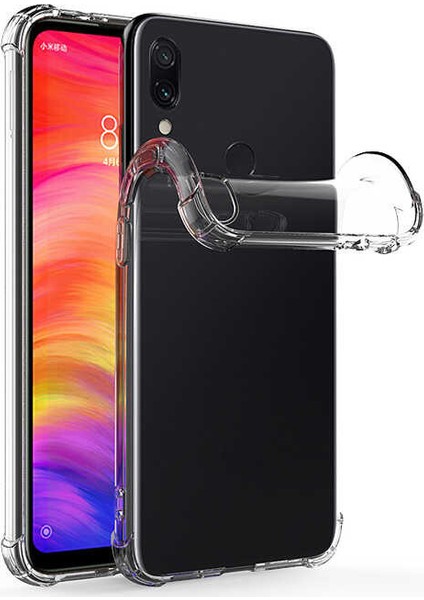 Samsung Galaxy M30S Kılıf Ultra Nitro Dört Köşeli Koruma Anti Shock Silikon Şeffaf
