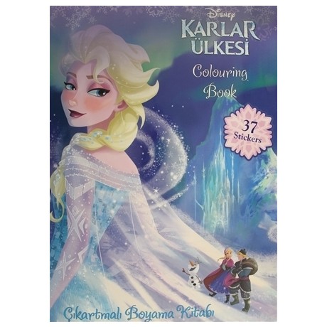 Frozen Coloring Book Cikartmali Boyama Kitabi 37 Stickers Fiyati