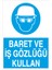 Baret ve Iş Gözlüğü Kullan Sticker - Folyo 1