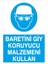 Baretini Giy Koruyucu Malzemeni Kullan Sticker - Folyo 1