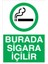 Burada Sigara Içilir Alüminyum 1