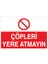 Çöpleri Yere Atmayın Pvc - Leksan 1