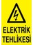 Elektrik Tehlikesi Sticker - Folyo 1