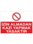 Izin Almadan Kazı Yapmak Yasaktır Sticker - Folyo 1