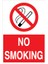 No Smoking Sticker - Folyo 1
