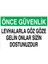 Önce Güvenlik - Levhalarla Göz Göze Gelin Onlar Sizin Dostunuzdur Sticker - Folyo 1