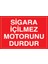 Sigara Içilmez Motorunu Durdur Alüminyum 1