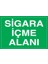 Sigara Içme Alanı Sticker - Folyo 1