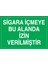 Sigara Içmeye Bu Alanda Izin Verilmiştir Alüminyum 1