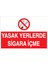 Yasak Yerlerde Sigara Içme Sticker - Folyo 1