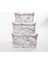 Style Box Marble Set 3 Parça Dekoratif Saklama Kutusu 2