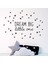 Dream Big Little One Siyah Bebek ve Çocuk Odası Sticker 1