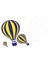 Uçan Balon Sarı Lacivert Taraftar Bebek ve Çocuk Odası Sticker 3