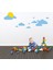 Bulutlarda Güneş Bebek ve Çocuk Odası Duvar Sticker 1