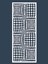 Liar Ahşap Seperatör (Paravan) - KSP-106 - (10 mm) - (69 cm x 139 cm) - (Beyaz) 1