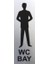 Se -Dizayn Wc Bay Tuvalet Tabelası Kapı Yönlendirme Levhası 5cm X 15cm 2