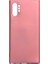 Samsung Galaxy Note 10 Kılıf Mat Premium Silikon Kılıf - Bordo 1