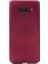 LG Q60 Kılıf Mat Premium Silikon Kılıf - Bordo 1