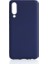 Meizu 16xs Kılıf Mat Premium Silikon Kılıf - Lacivert 1