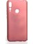 Huawei P Smart Z Kılıf Mat Premium Silikon Kılıf - Bordo + Cam Ekran Koruyucu 1