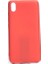 Xiaomi Redmi 7A Kılıf Mat Premium Silikon Kılıf - Kırmızı + Cam Ekran Koruyucu 1