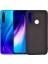 Xiaomi Redmi Note 8 Kılıf Mat Premium Silikon Kılıf - Siyah + Nano Ekran Koruyucu 1