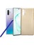 Samsung Galaxy Note 10 Plus Kılıf Mat Premium Silikon Kılıf - Gold + Full Body Ekran Koruyucu 1