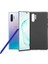 Samsung Galaxy Note 10 Plus Kılıf Mat Premium Silikon Kılıf - Siyah + 360 Full Body Ekran Koruyucu (Ön - Arka) 1