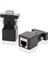 4349 RS232 To RJ45 9 Pin Ethernet Adaptör Ekleme Ek Uzatıcı CAT5E 6 Extender Çevirici Dönüştürücü 30 mt 2
