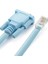 4335 RJ45 To RS232 9 Pin CAT5E 6 Çevirici Dönüştürücü Adaptör Ethernet Kablosu 2