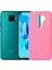 Huawei Mate 30 Lite Kılıf Ultra Korumalı Lux Line Silikon Arka Kapak Koyu Pembe 1