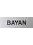 Se -Dizayn Bayan Kapı Tabelası Duvar Yönlendirme Levhası 15cm X 5 cm 1
