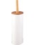 THN-63034 Bambu Saplı Tuvalet Fırçası Beyaz 1