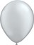 Metalik Gümüş Latex Balon (50 Adet) 1