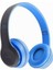 Sunix P47 Bluetooth Kulaküstü Kulaklık - Mavi 1