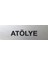 Se -Dizayn Atölye Tabelası Kapı Ve Duvar Yönlendirme Levhası 15 cm X 5 cm 1