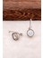Quartz Taşlı Elişi Gümüş Tasarım Küpe 4238 1