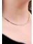 Choker Rose Gümüş Üçgen Tasarım Kolye 6467 1