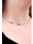 Choker Rose Gümüş Damla Tasarım Kolye 6468 1