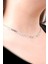 Choker Üçgen Pullu Tasarım Gümüş Kolye 6476 1