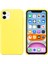 Apple iPhone 11 Kılıf Liquid Lansman Silikon Sarı 1