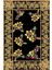 Kaymaz Taban Yıkanabilir Çerçeve Çiçek Motif Desenli Dijital Baskılı Halı 2