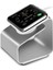 Apple Watch Uyumlu Seri 5 40 mm Için Alüminyum Şarj Standı - Gümüş 3