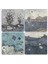 Doğaltaş Bardak Altlığı 4'lü Set 10 x 10 cm 1