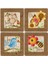 Doğaltaş Bardak Altlığı 4'lü Set 10 x 10 cm 1