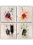 Doğaltaş Bardak Altlığı 4'lü Set 10 x 10 cm 1