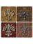 Doğaltaş Bardak Altlığı 4'lü Set 10 x 10 cm 1