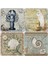 Doğaltaş Bardak Altlığı 4'lü Set 10 x 10 cm 1